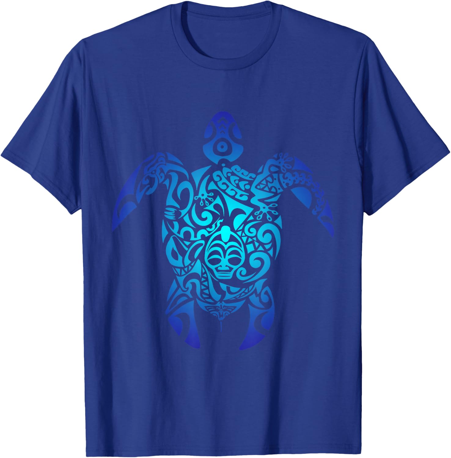 Tribal Sea Turtle Hawaii Islander Polynesian Maori Art T-Shirt - T-Shirt | Royal