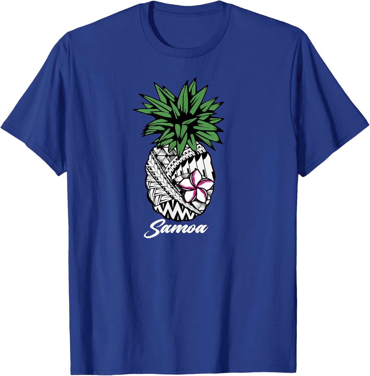 Samoa Samoan tribal pineapple shirt T-Shirt - T-Shirt | Royal