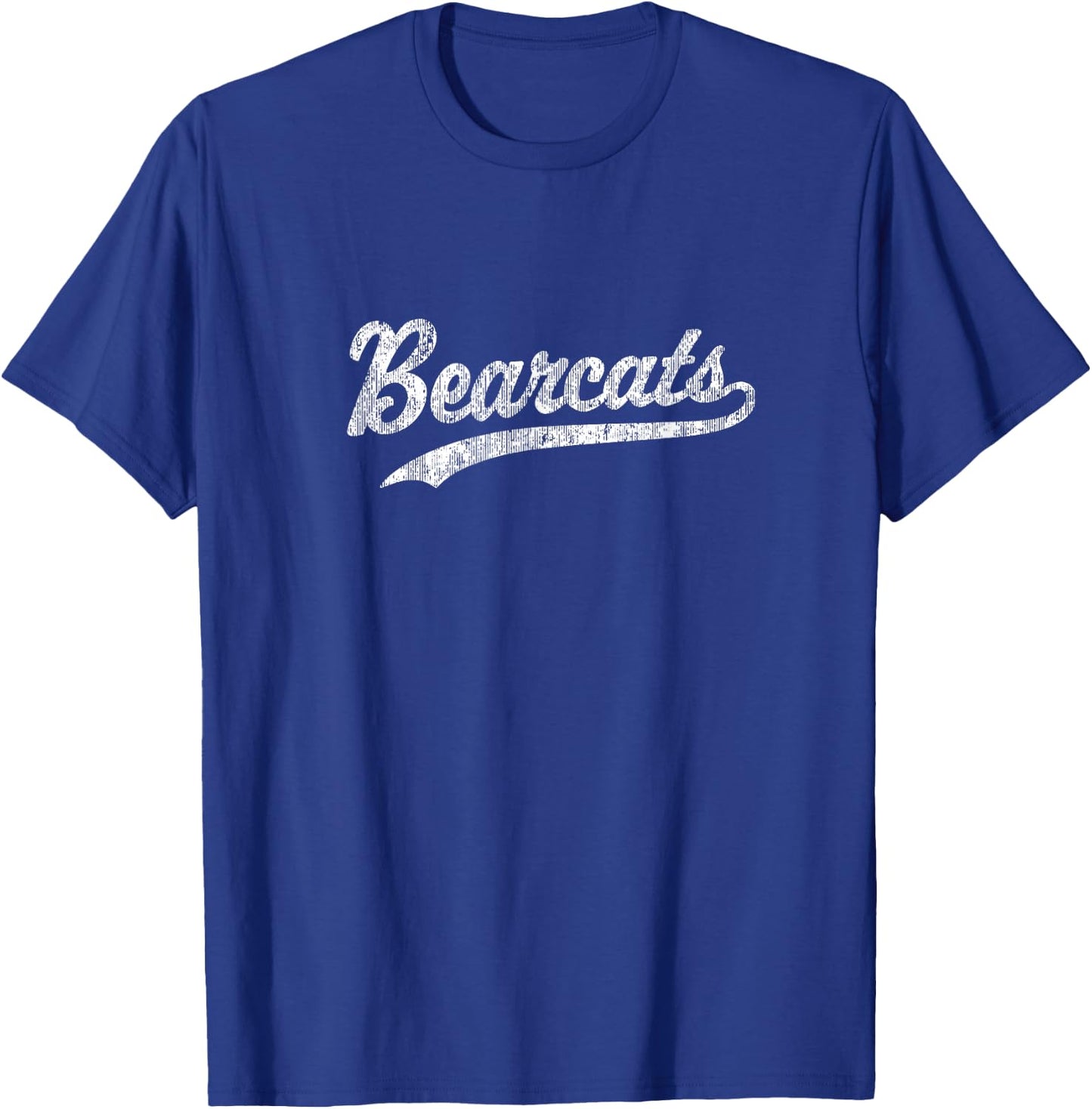 Bearcats T Shirt Vintage Sports Name Design T-Shirt - T-Shirt | Royal