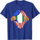 Nigerian Blood Inside Me | Nigeria Flag Gift T-Shirt - T-Shirt | Royal