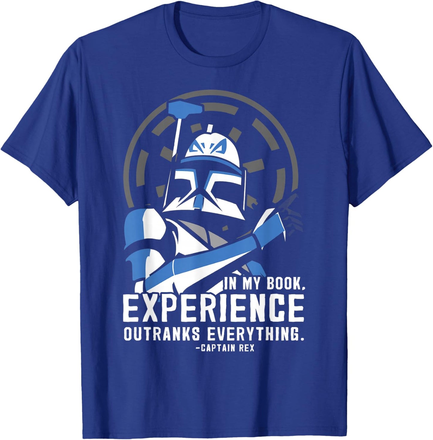 Star Wars Clone Wars Captain Rex Experience Graphic T-Shirt - T-Shirt | Royal