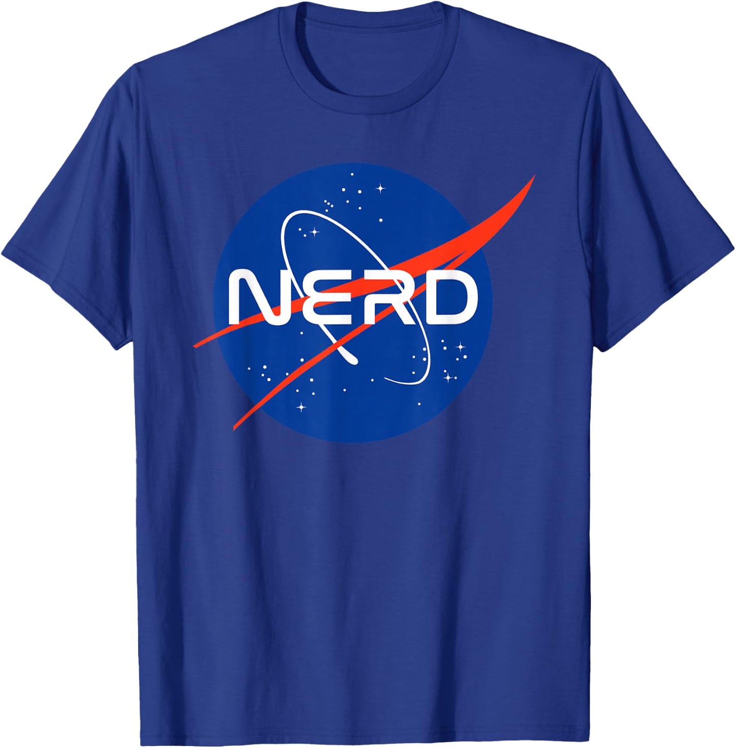 Nasa Nerds NASA Nerd , Kids, , Short Sleeve, Black, Small, Space-Themed, Cotton 100% T-Shirt - T-Shirt | Royal