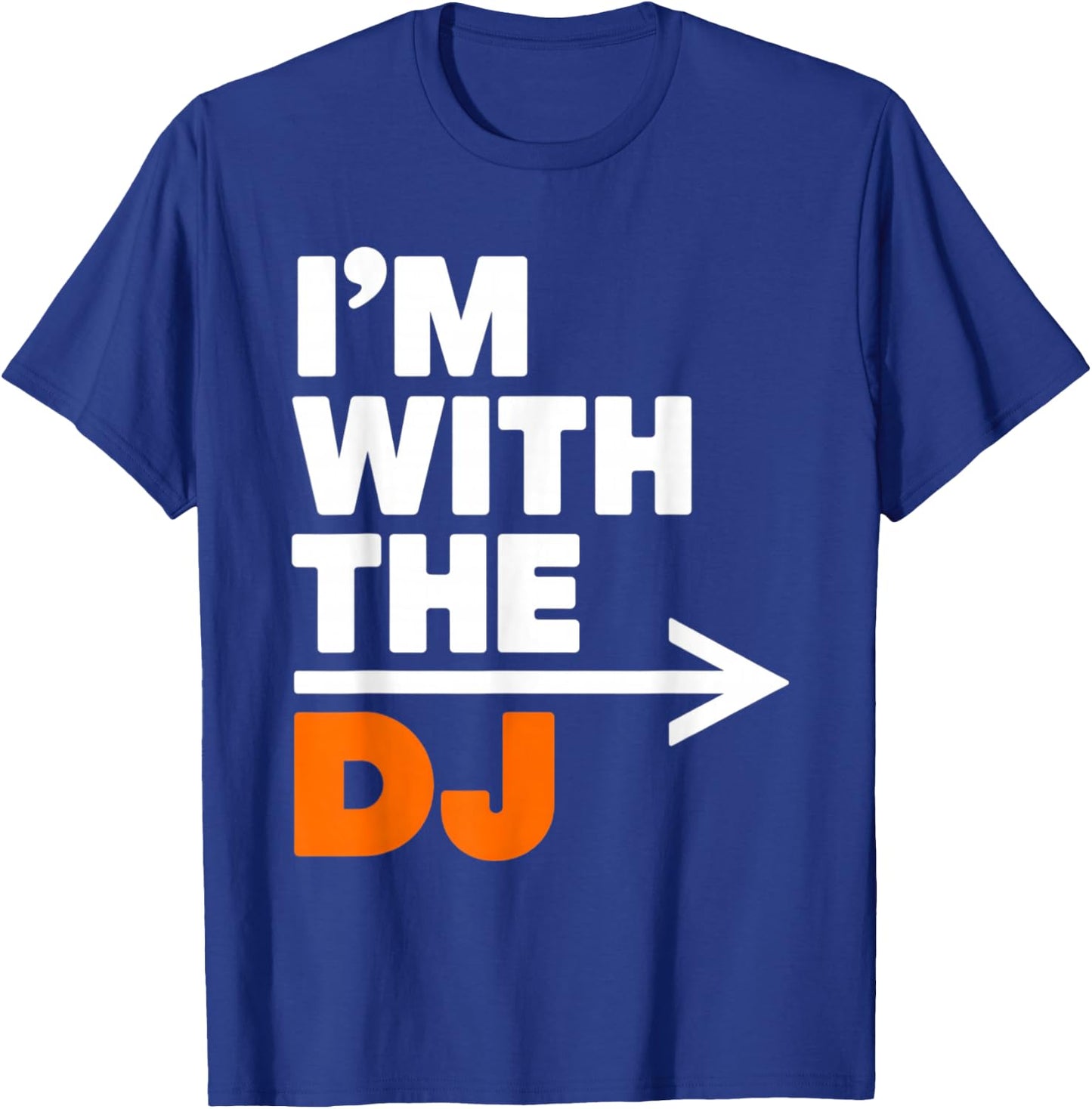 I'm With The DJ Funny Matching Halloween Costume T-Shirt - T-Shirt | Royal