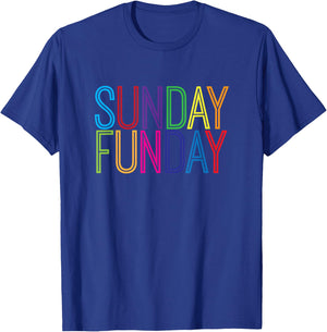 Sunday Funday T shirt T-Shirt - T-Shirt | Royal