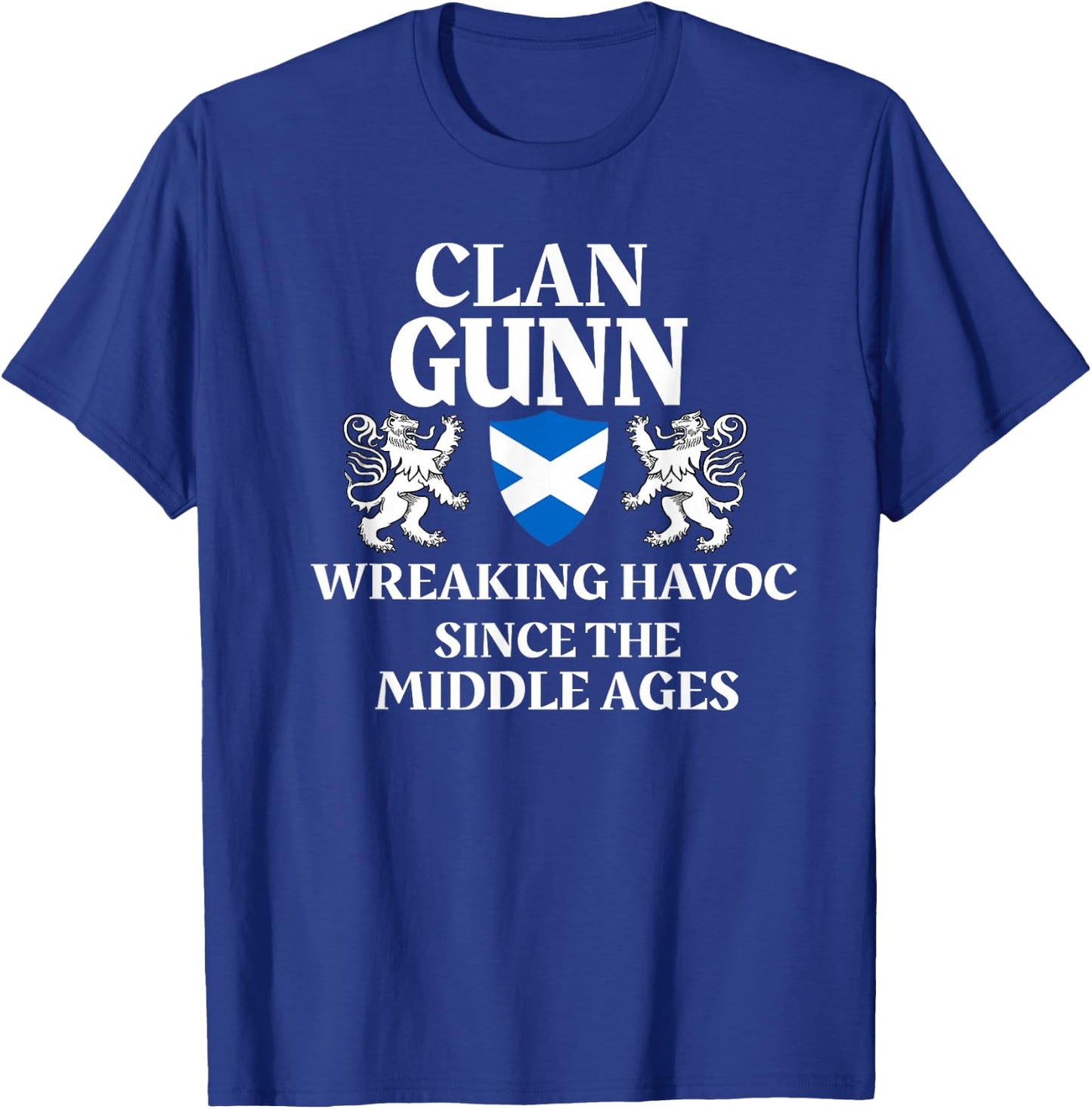 Gunn Scottish Family Clan Scotland Name T-Shirt - T-Shirt | Royal