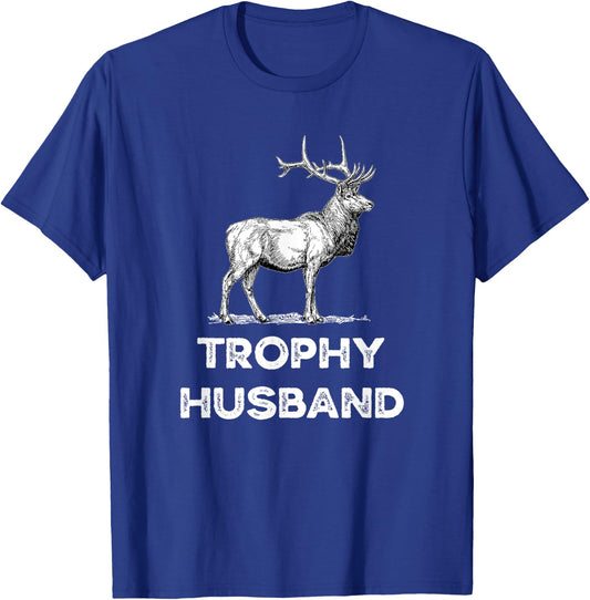 Men's Trophy Buck Father's Day Design for Husband T-Shirt - T-Shirt | Royal