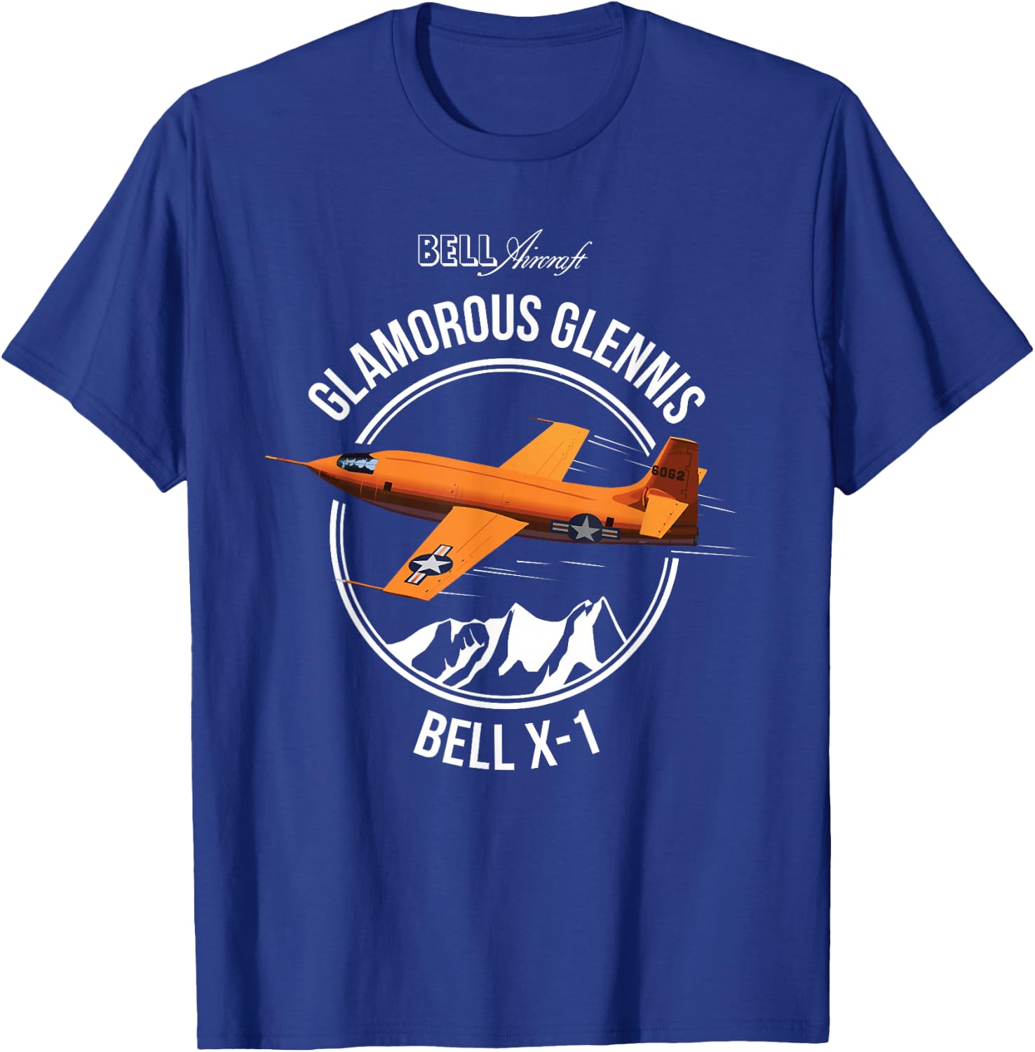 Bell X-1 Supersonic Aircraft Sound Barrier Anniversary Shirt T-Shirt - T-Shirt | Royal