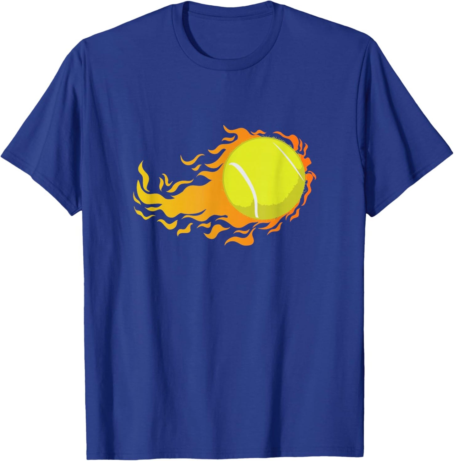 Tennis Ball Burns Like a Butterball T-Shirt - T-Shirt | Royal