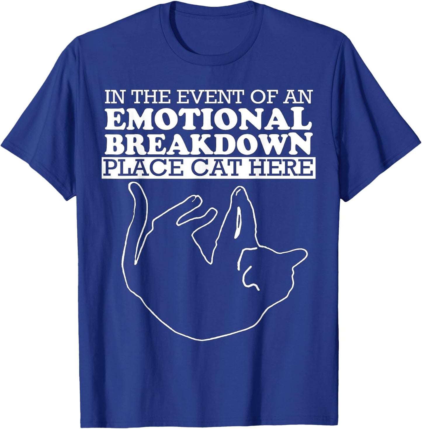 Cat Shirts /Women - Funny Cat Shirts for Cat Dad/Mom T-Shirt - T-Shirt | Royal