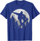 Snowboard Moon Snowboarding Winter Sports Snowboarder Gift T-Shirt - T-Shirt | Royal