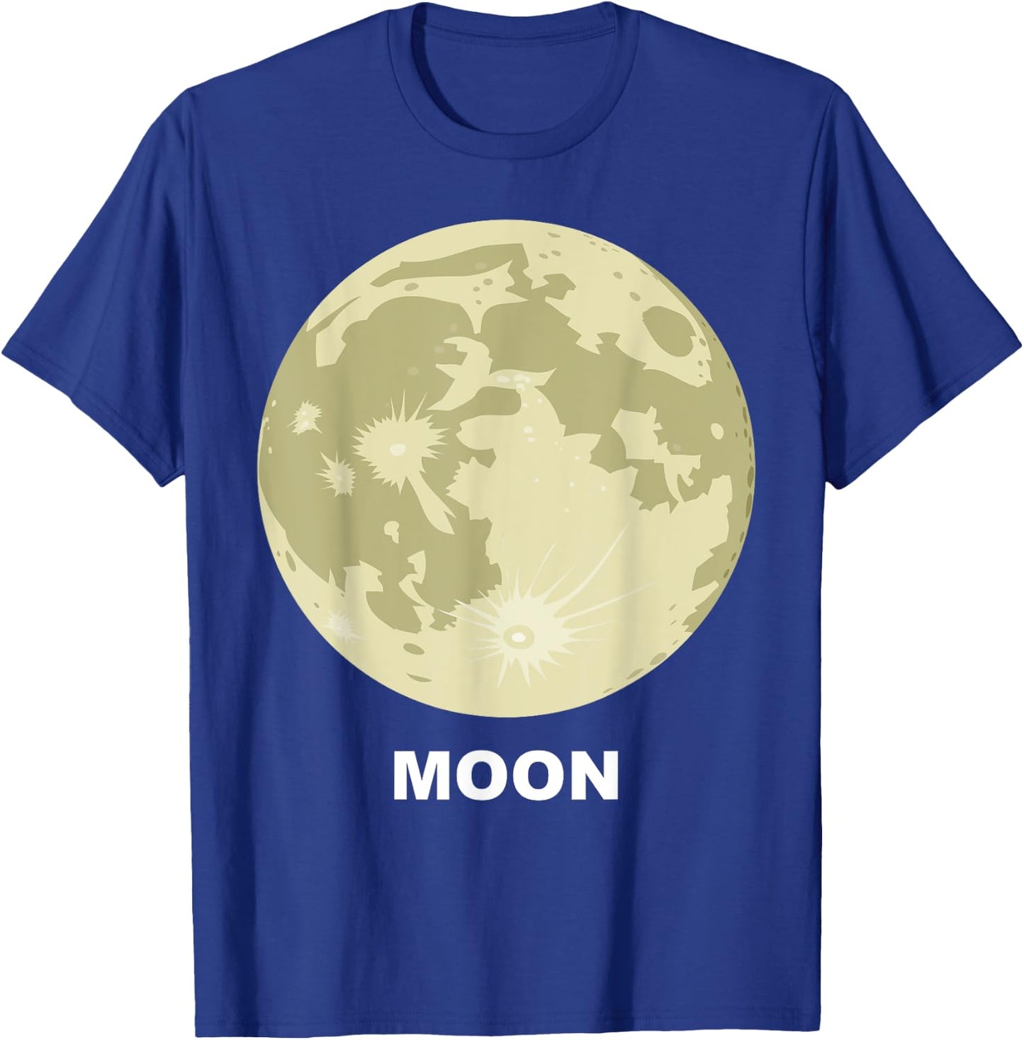 Solar System Group Costumes - Giant Earth's Moon Costume T-Shirt - T-Shirt | Royal