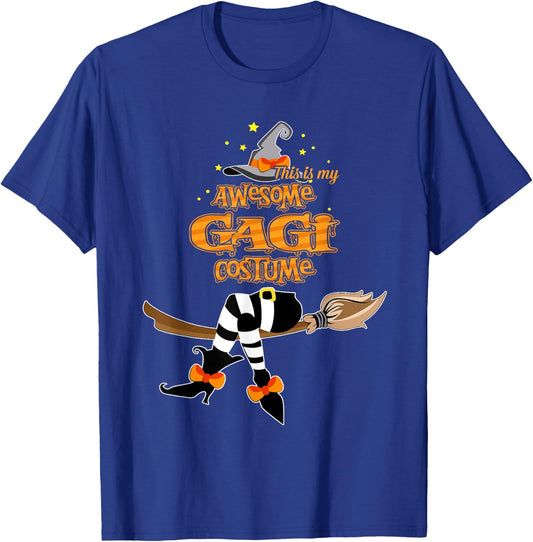 This is my awesome Gagi costume - Grandma gift T-Shirt - T-Shirt | Royal