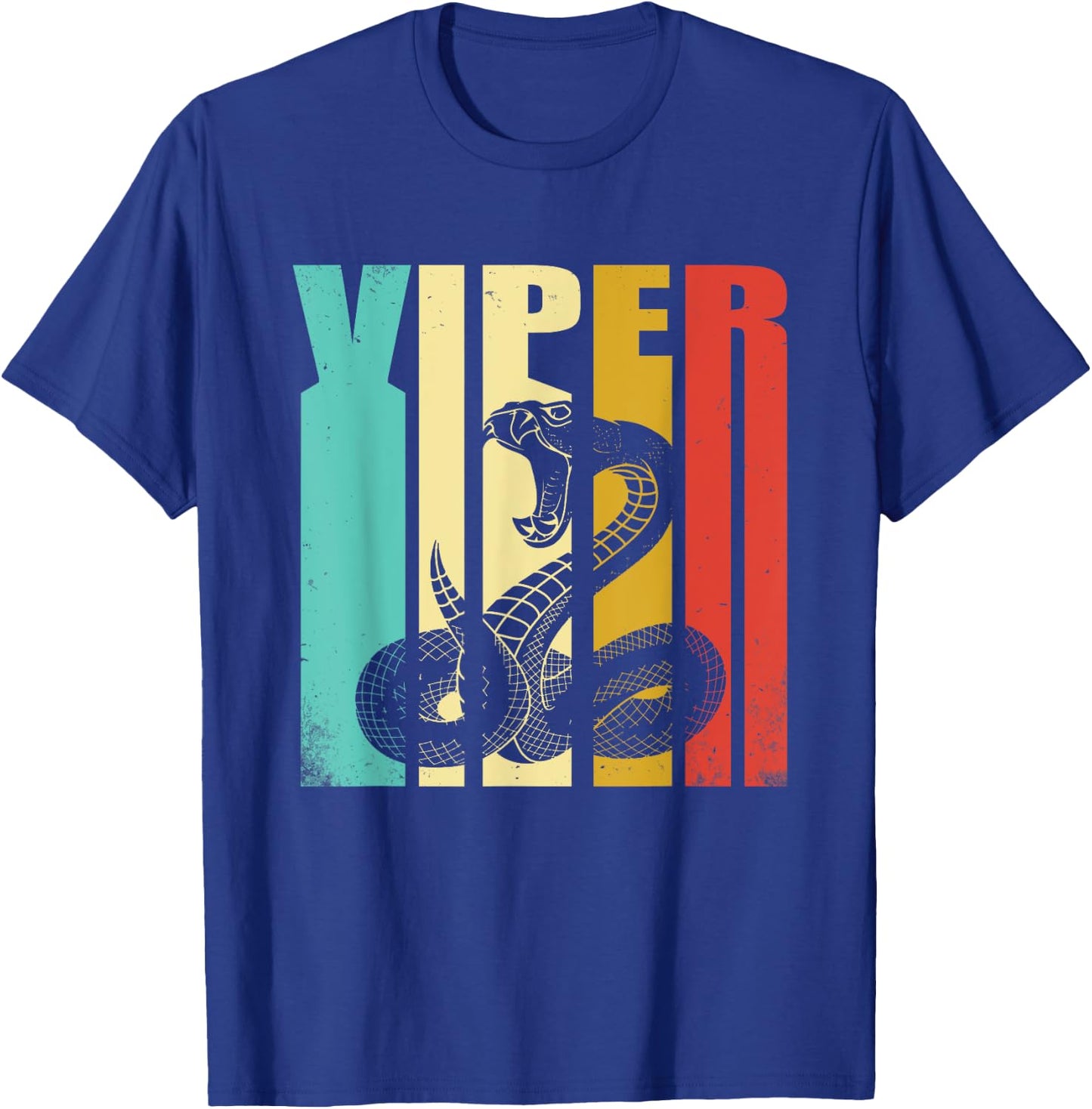 Vintage Viper Shirt Snake T-Shirt - T-Shirt | Royal