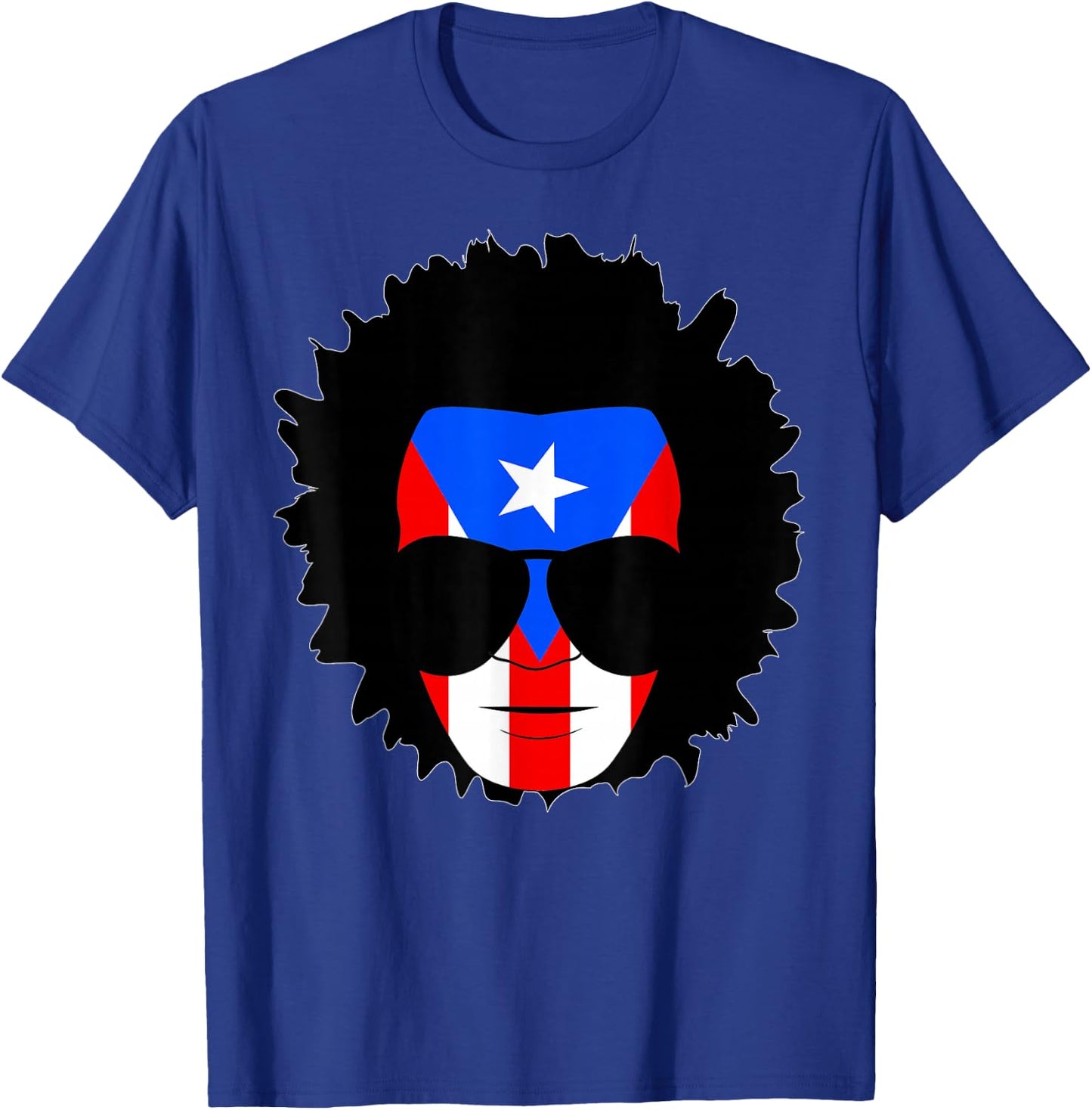 Afro Boricua Afro Latino Afro Puerto Rico Shirt T-Shirt - T-Shirt | Royal
