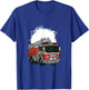 First Responder Fireman Truck Men Women Kids T-Shirt - T-Shirt | Royal