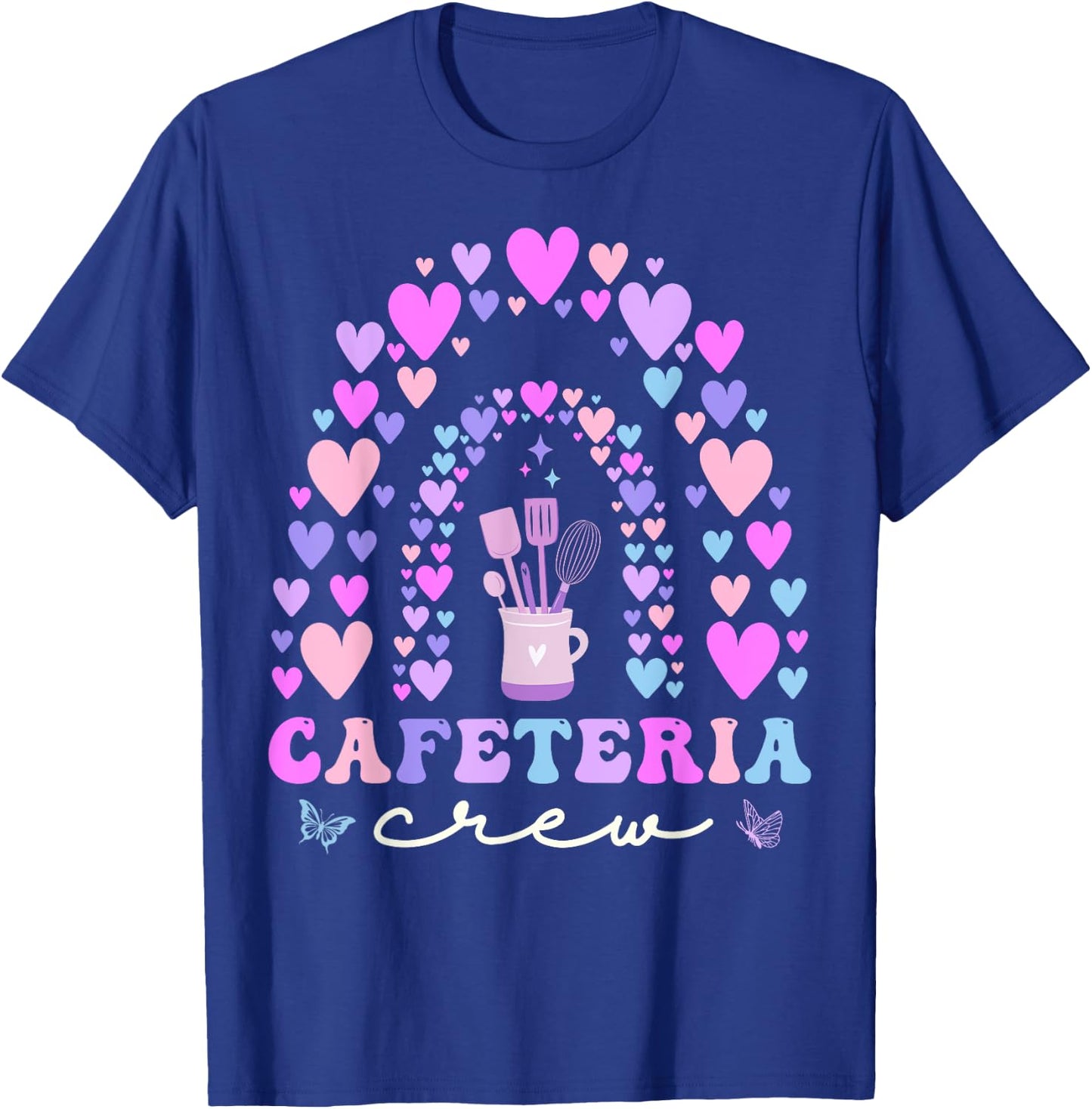 Cafeteria Crew Nutrition Food Services Worker Lunch Lady T-Shirt - T-Shirt | Royal