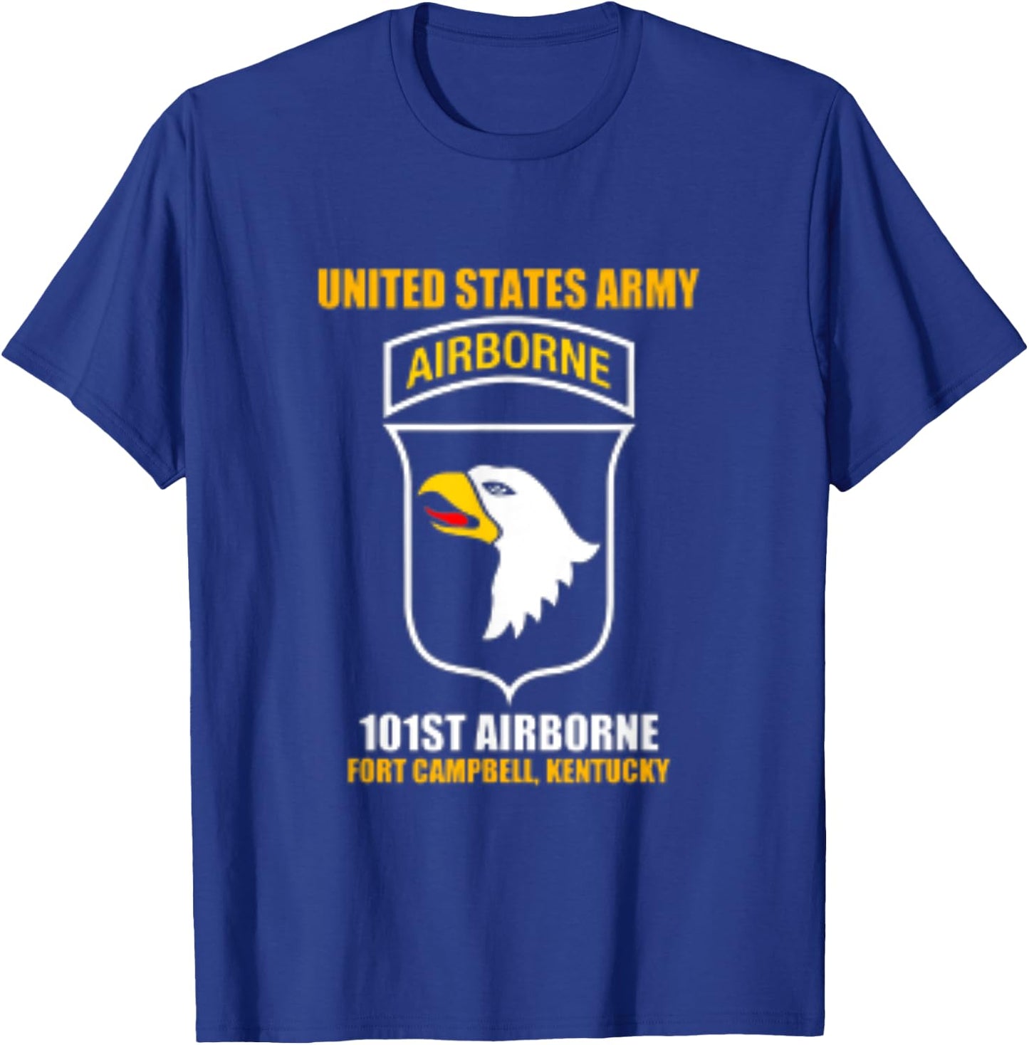 United States Army Airborne 101st Fort Campbell T-Shirt - T-Shirt | Royal