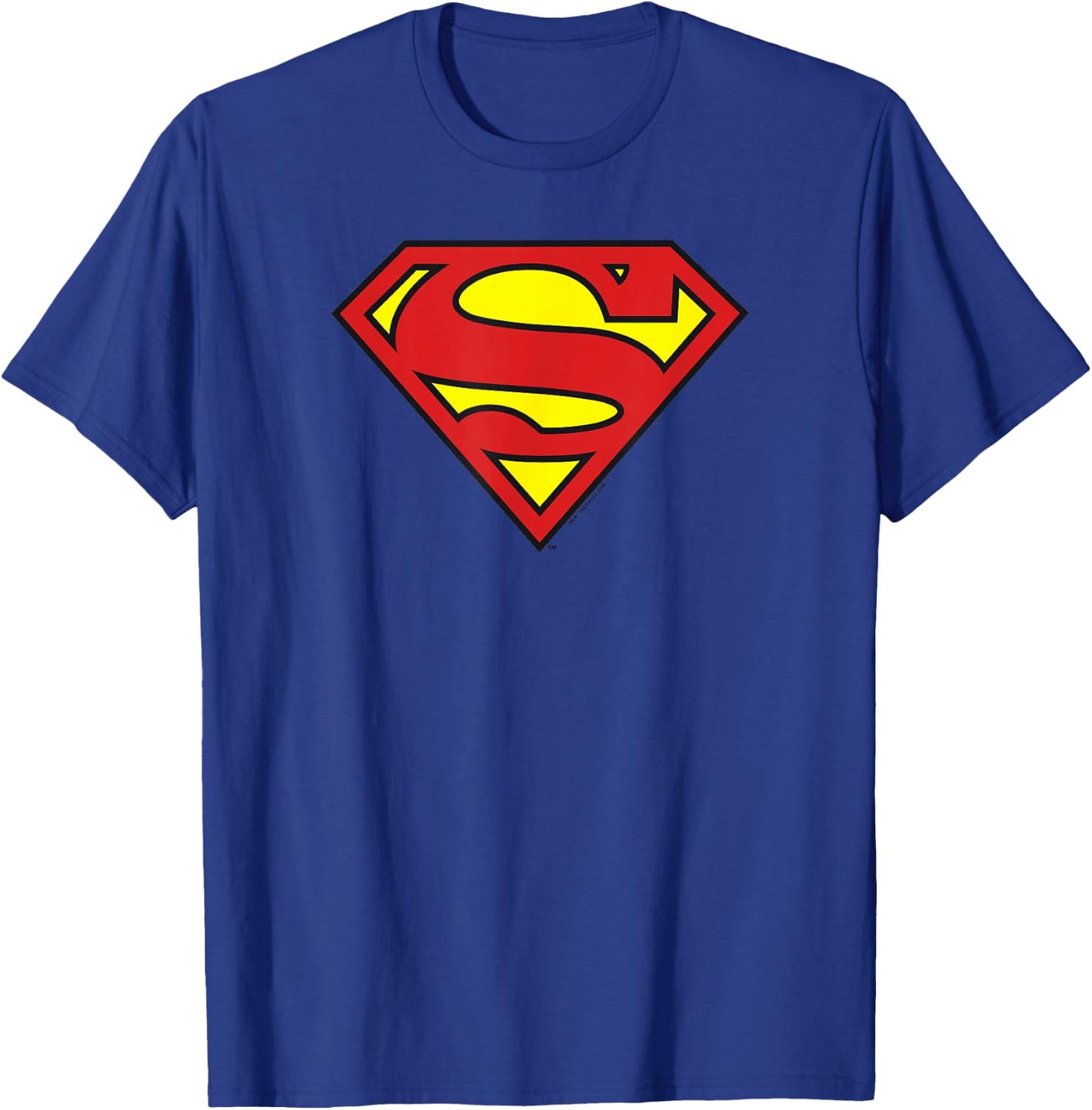 Superman Classic Logo T-Shirt - T-Shirt | Royal