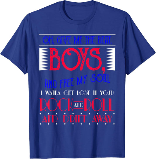 LyricVerse - DRIFT AWAY T-Shirt - T-Shirt | Royal