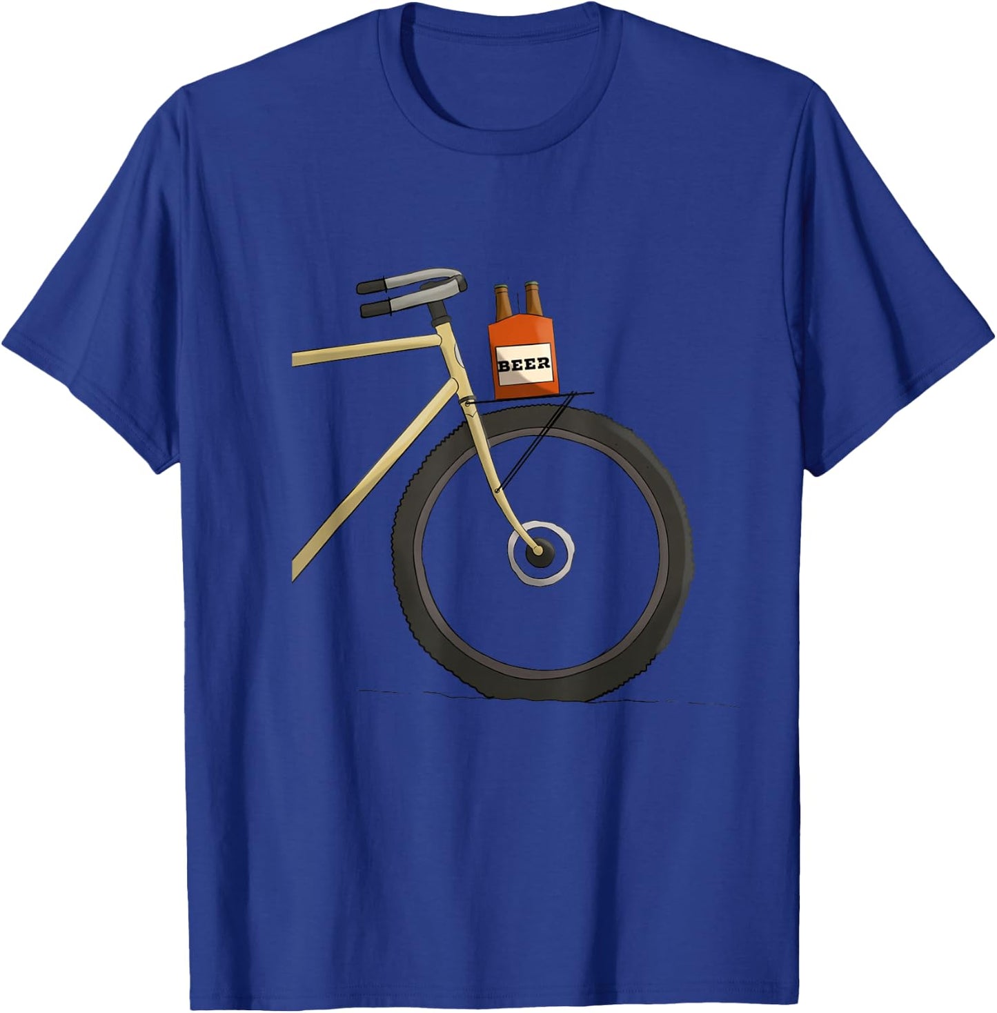 Beer bikepacking - Bike and Beer T-Shirt - T-Shirt | Royal