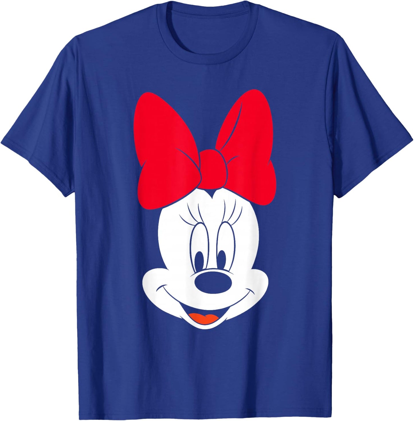 Disney Minnie Mouse Big Face T-Shirt - T-Shirt | Royal