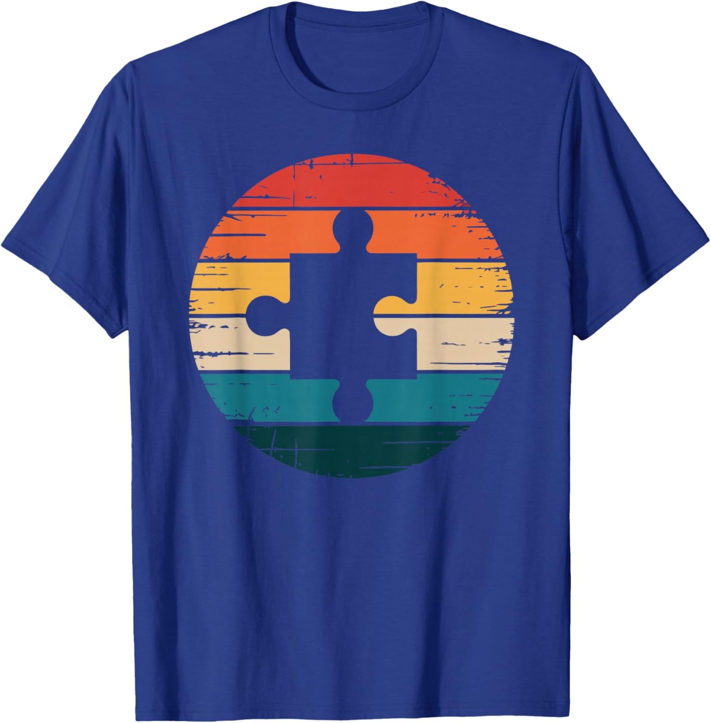 Vintage Jigsaw Puzzle T-Shirt - T-Shirt | Royal