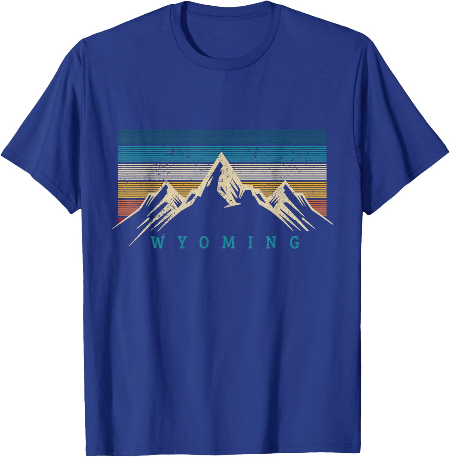Wyoming Vintage Black Wyoming T-Shirt - T-Shirt | Royal