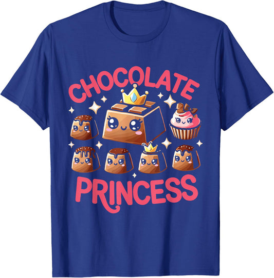 Chocoholic Chocolate Princess Chocolate Milk T-Shirt - T-Shirt | Royal