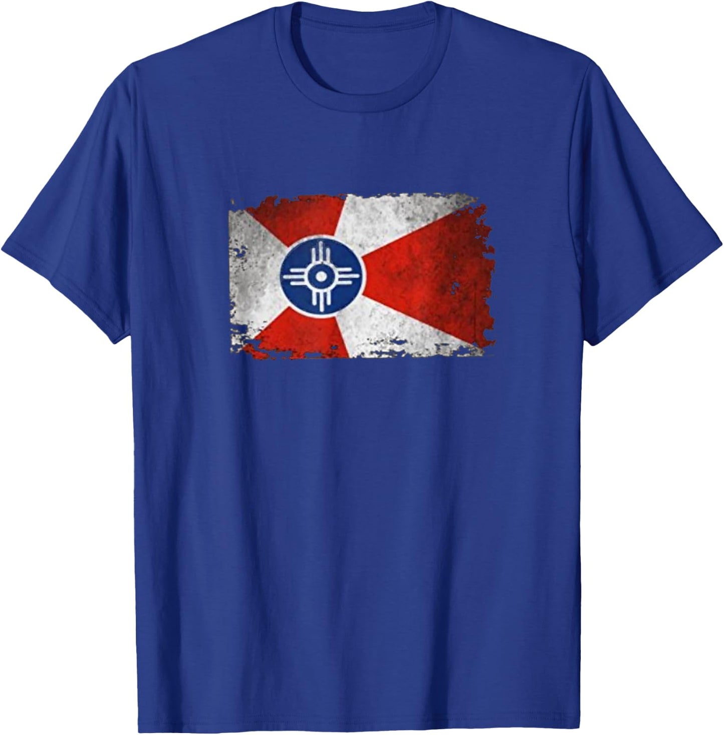 Vintage Wichita Flag T-Shirt - T-Shirt | Royal