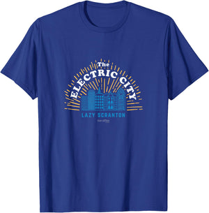 The Office The Electric City Funny - Official T-Shirt - T-Shirt | Royal