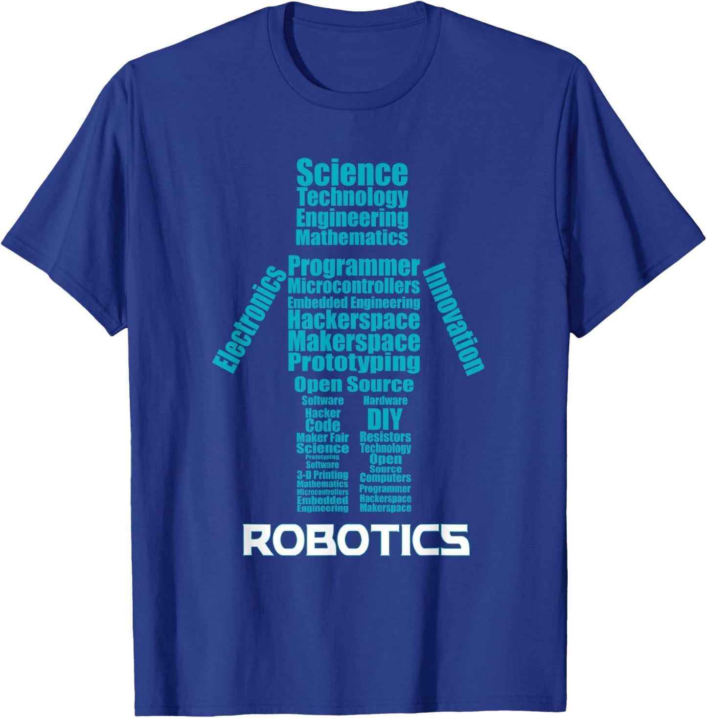 STREAM School Robotics Shirt T-Shirt - T-Shirt | Royal