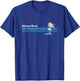 Hilton Head SC Vintage 80s Palm Trees Sunset T-Shirt - T-Shirt | Royal