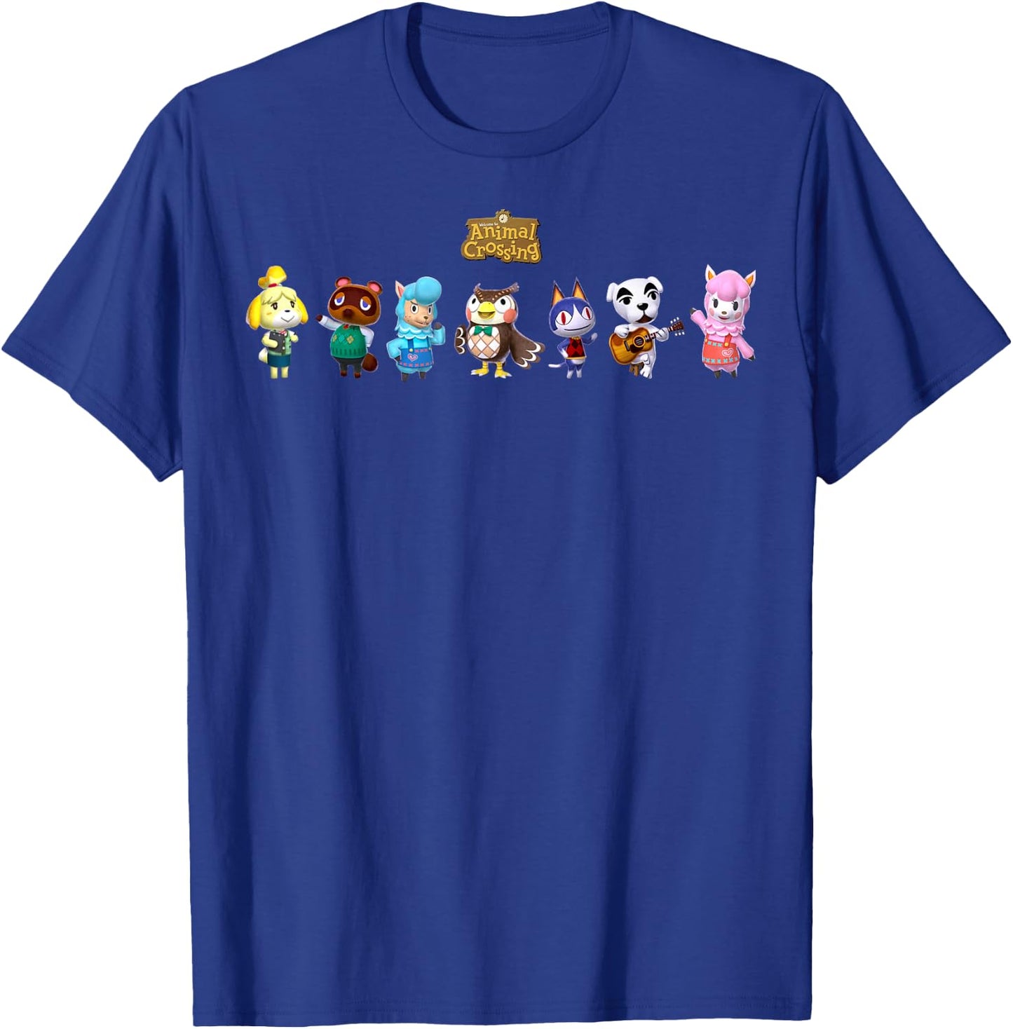 Animal Crossing Character Lineup Small T-Shirt - T-Shirt | Royal