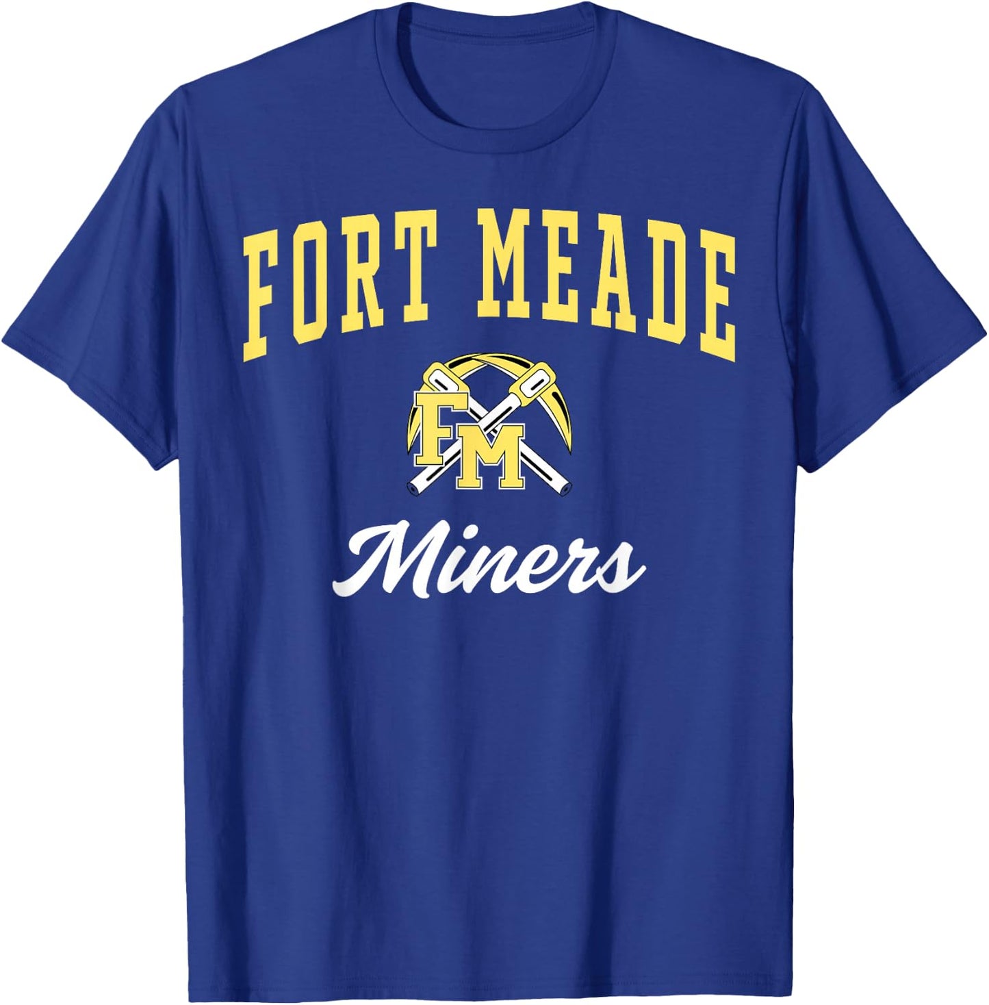 Fort Meade High School Miners C3 T-Shirt - T-Shirt | Royal