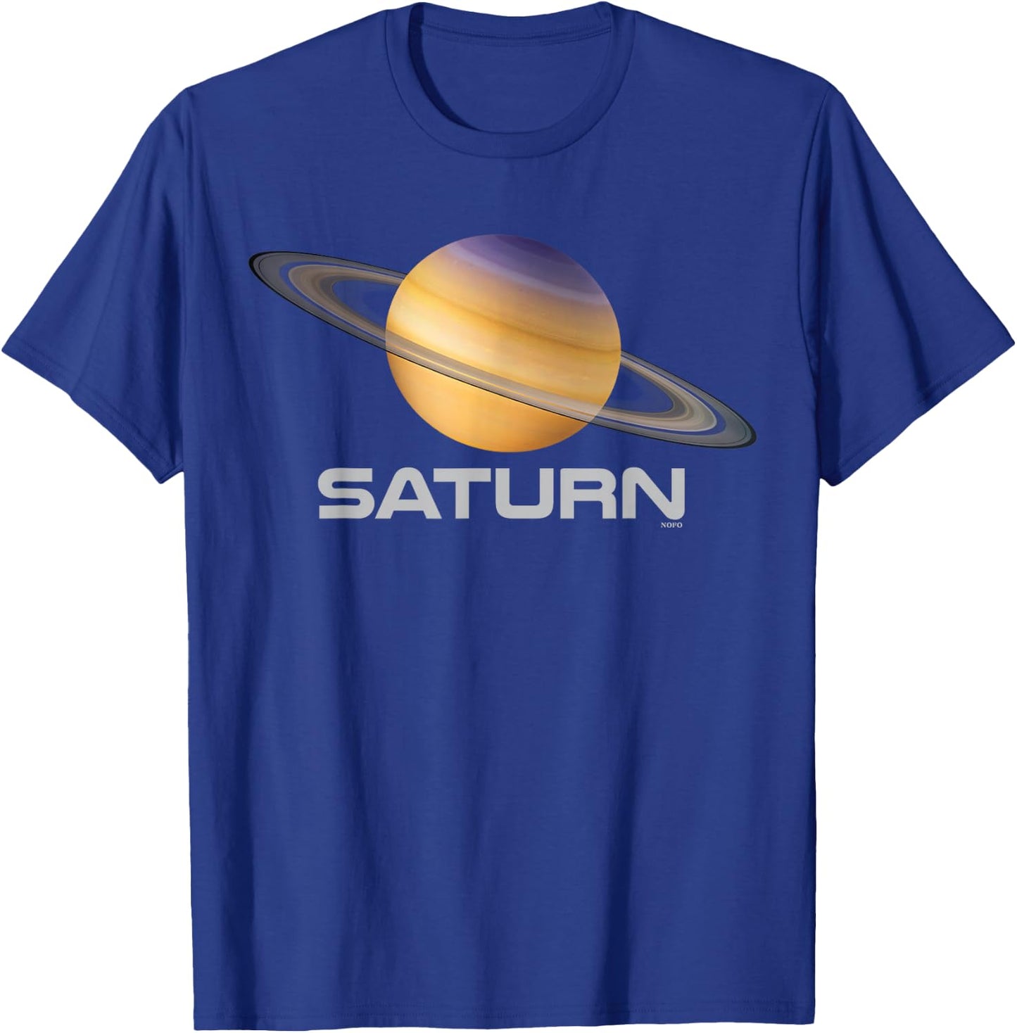 Saturn Solar System Planet T-Shirt - T-Shirt | Royal