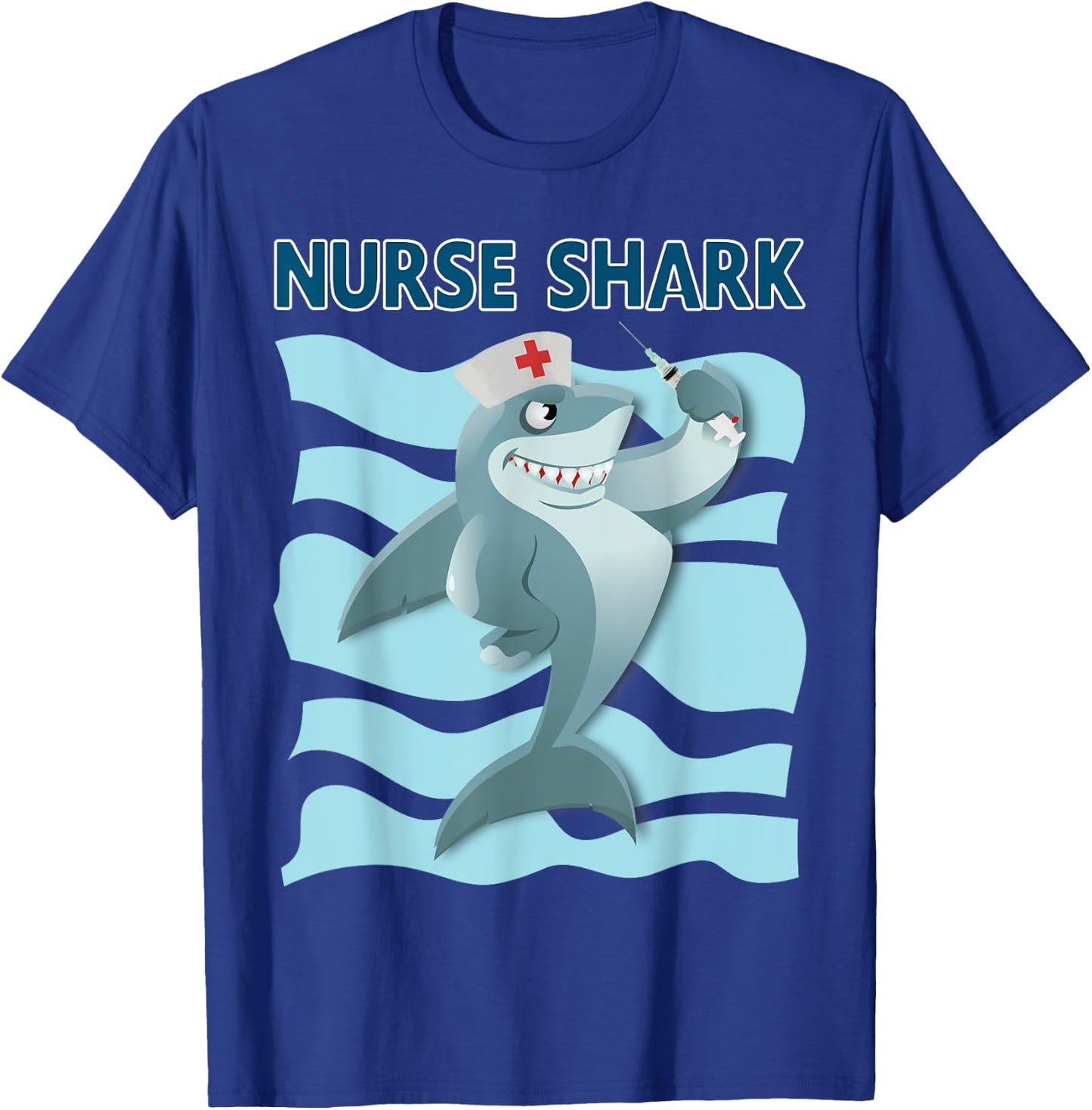 Nurse Shark Funny Nurse Appreciation T-Shirt - T-Shirt | Royal