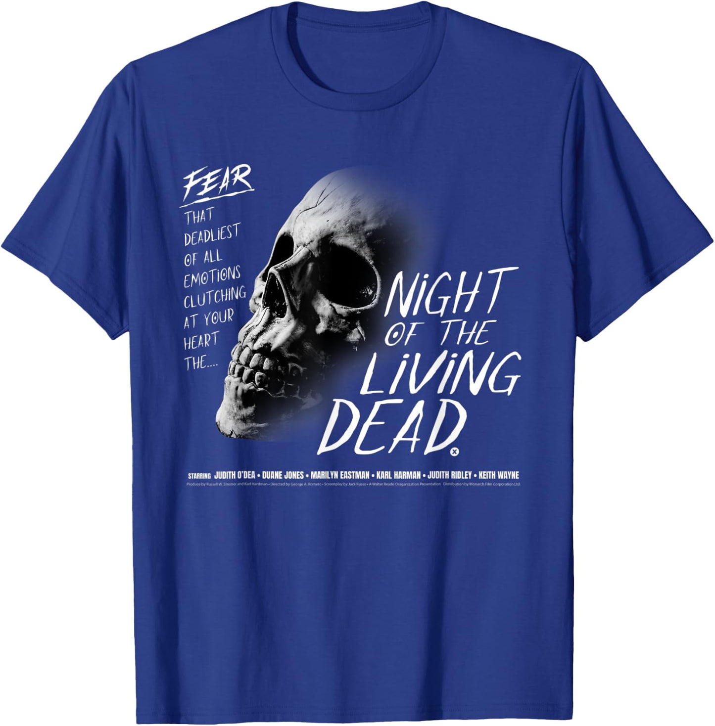 Classic Vintage Retro Zombie Movie Poster T-Shirt - T-Shirt | Royal