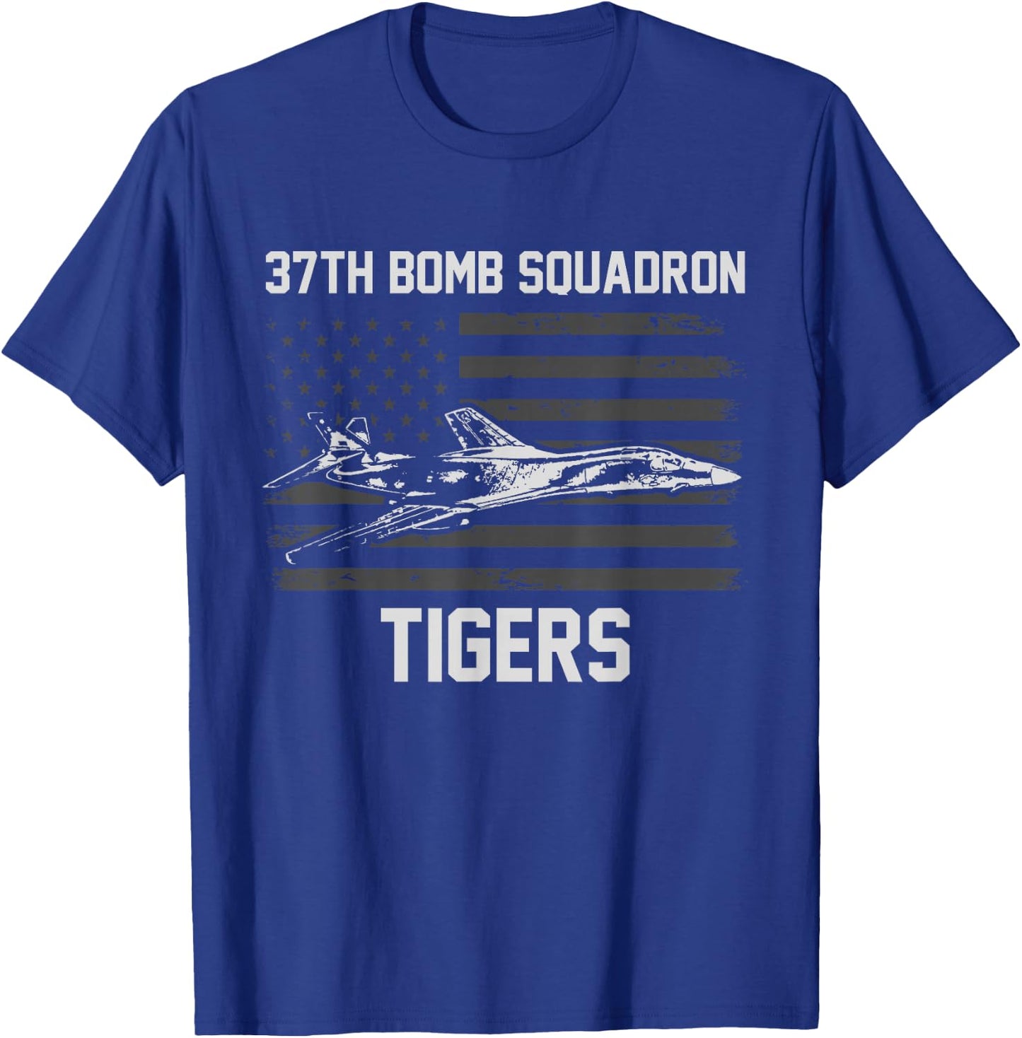 37th Bomb Squadron Tigers T-Shirt - T-Shirt | Royal