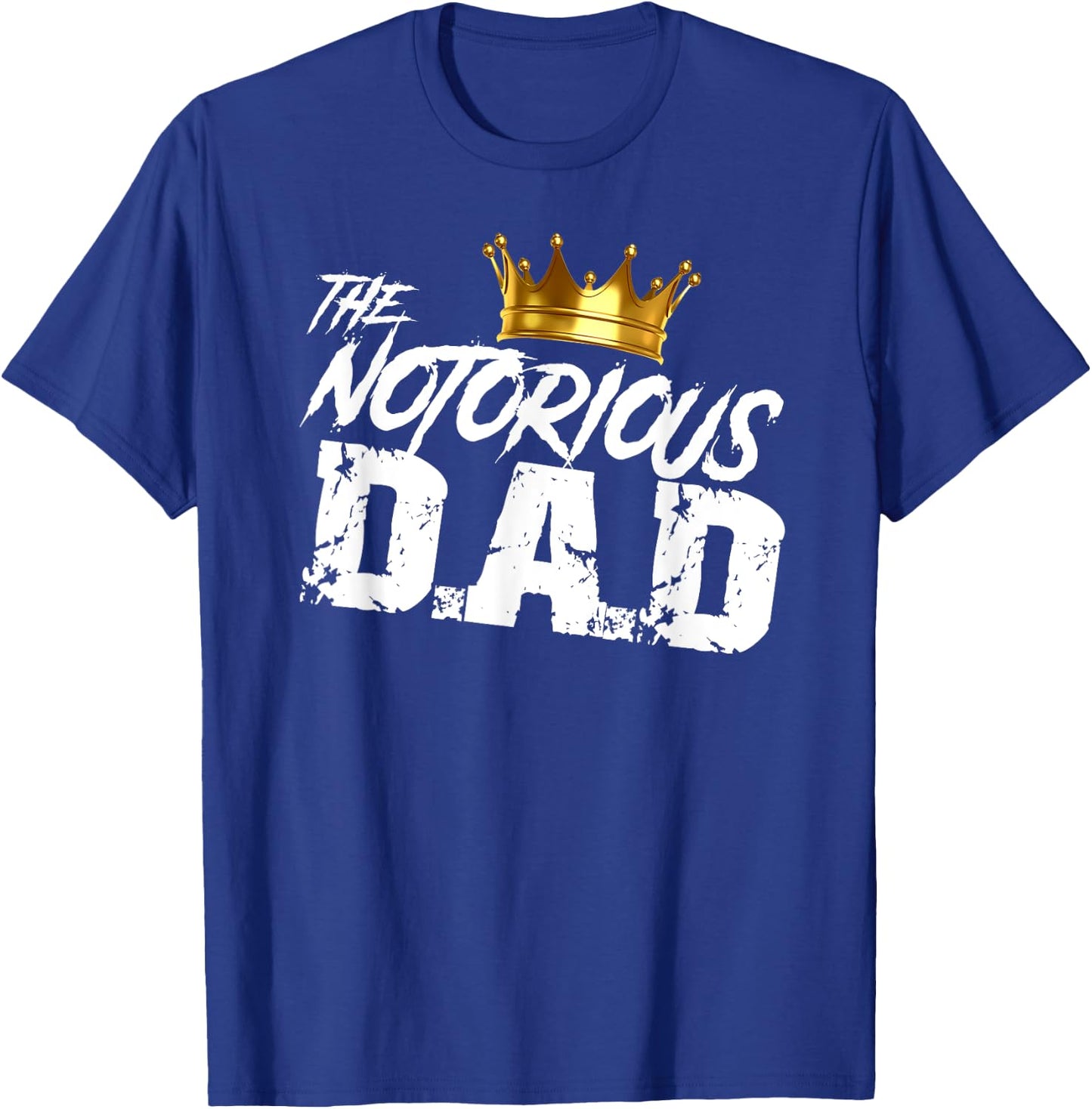 Old School Funny Hip Hop Fathers Day Notorious Dad T-Shirt - T-Shirt | Royal