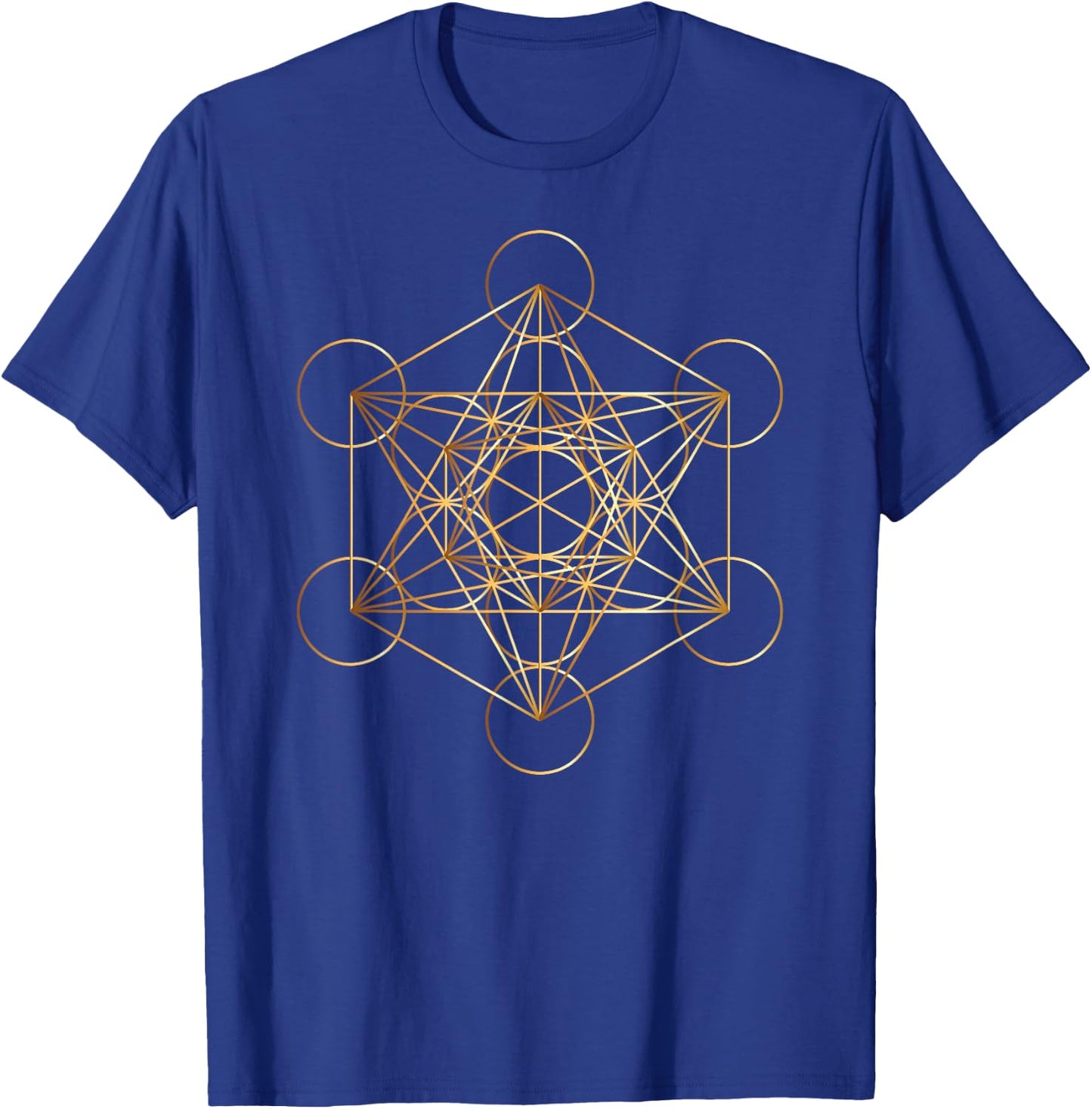 Metatron's Cube Sacred Geometry Symbol Mystical Esoteric Des T-Shirt - T-Shirt | Royal