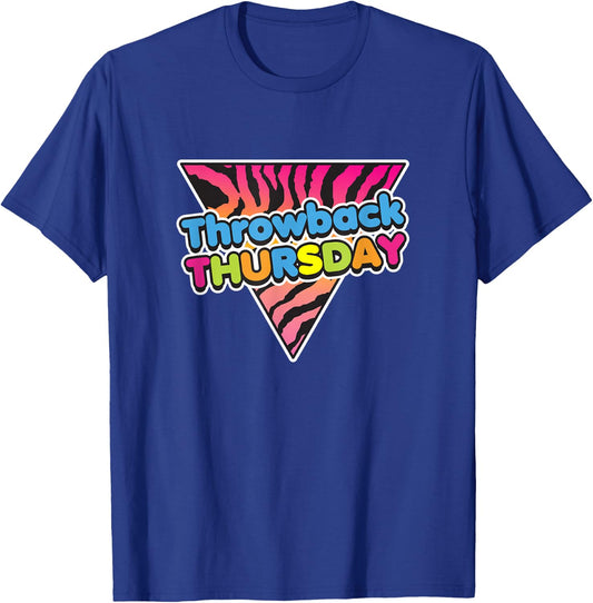 80s Throwback Thursday Funny Saying Graphic T-Shirt - T-Shirt | Royal