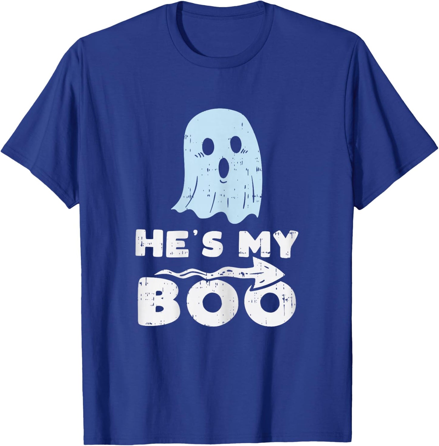 Hes My Boo Cute Matching Couple Halloween Costume Girlfriend T-Shirt - T-Shirt | Royal
