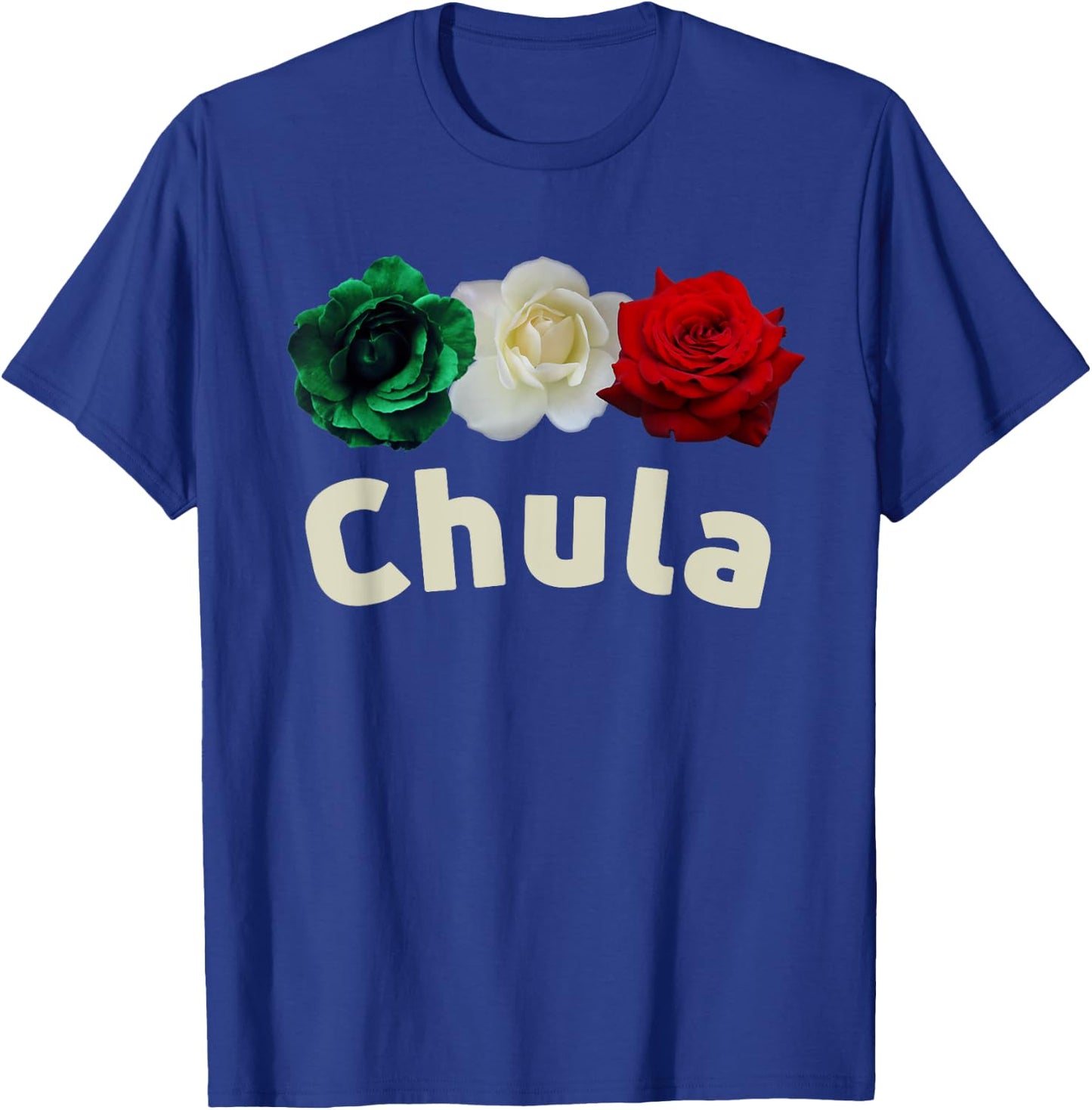 Cute Mexicana | Chula Chingona Bottom T-Shirt - T-Shirt | Royal