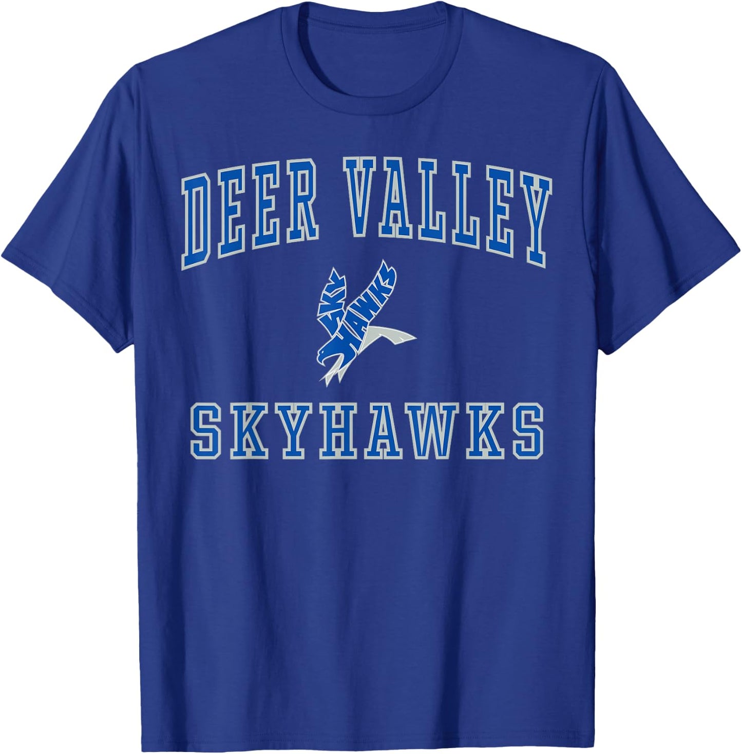 Deer Valley High School Skyhawks C1 T-Shirt - T-Shirt | Royal