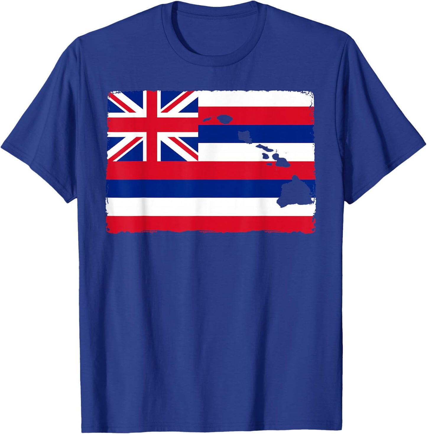 Hawai'i The Aloha State Flag by Hawaii Nei All Day T-Shirt - T-Shirt | Royal