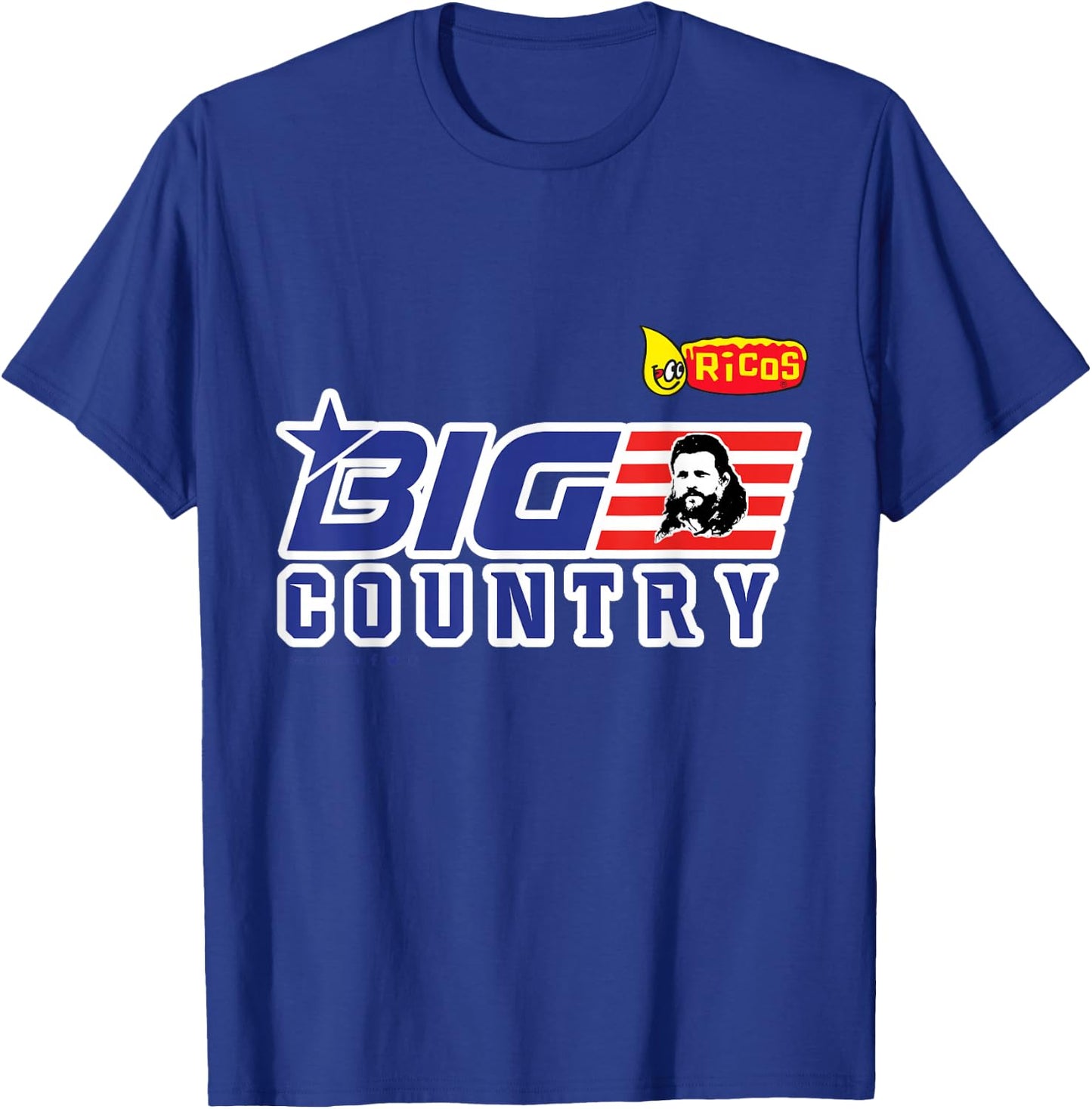 Roy "Big Country" Nelson Fan Gear T-Shirt - T-Shirt | Royal