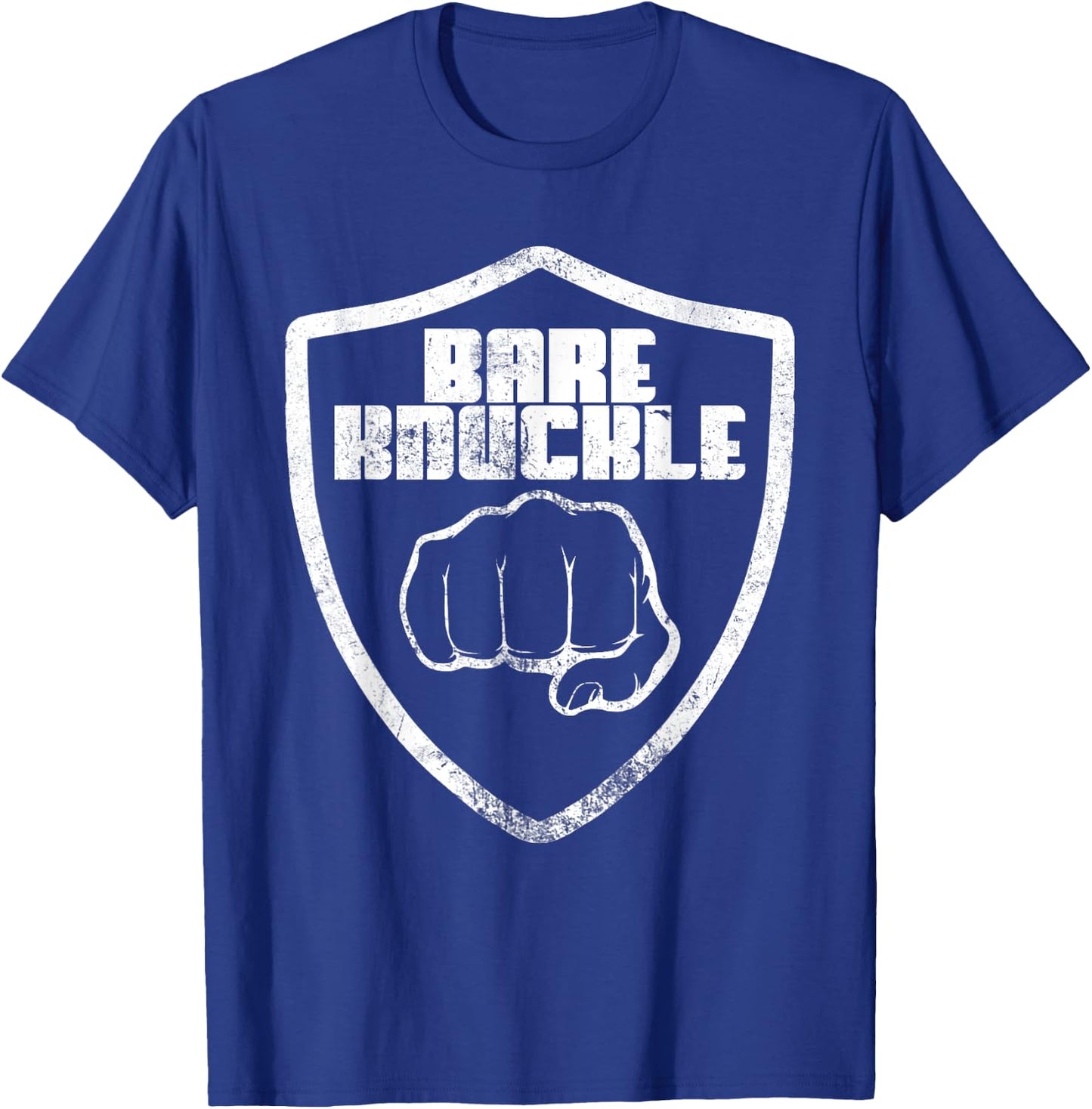 Bare Knuckle Fighter Shirt | Fighting Boxing Bareknuckle T-Shirt - T-Shirt | Royal
