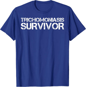 Trichomoniasis Survivor T-Shirt - T-Shirt | Royal