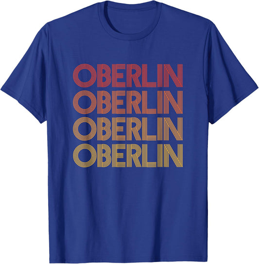 Oberlin, Ohio - Retro Vintage T Shirt T-Shirt - T-Shirt | Royal
