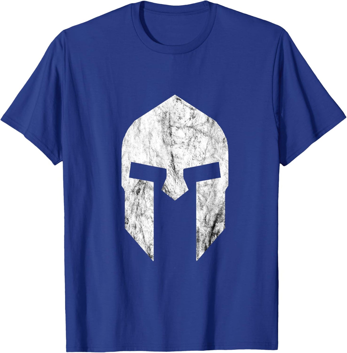 Warrior Spartan Helmet Sparta Soldiers Gladiator T-Shirt - T-Shirt | Royal